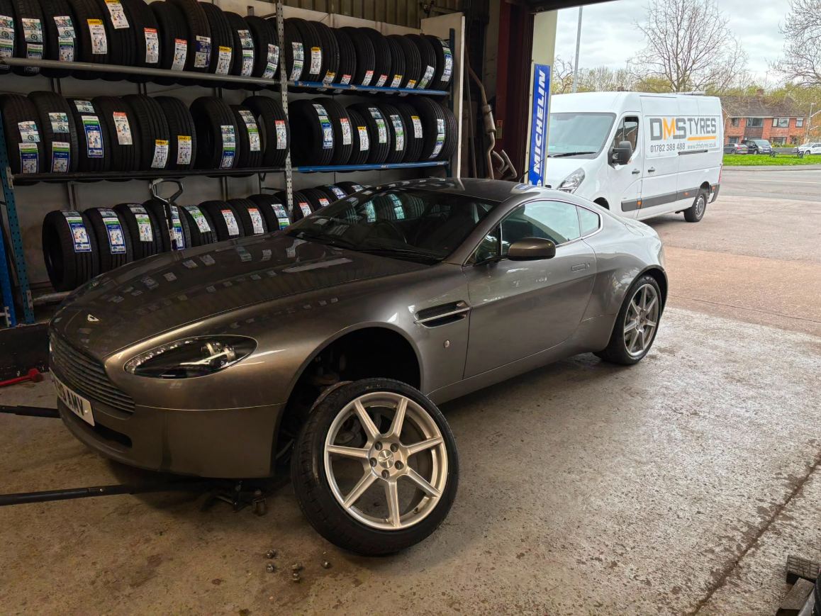 Tyres fitted at a customer home