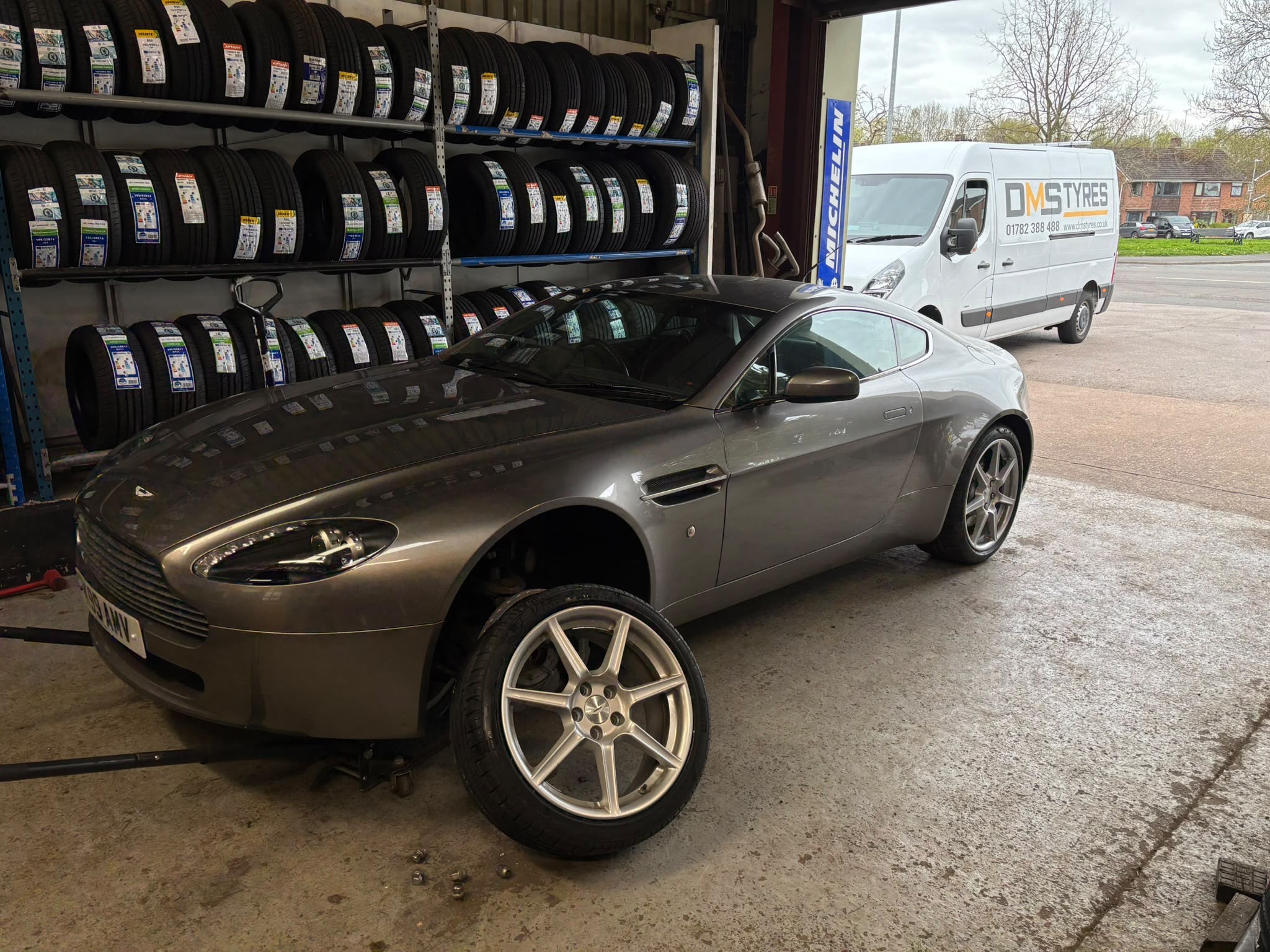 Tyres fitted at a customer home